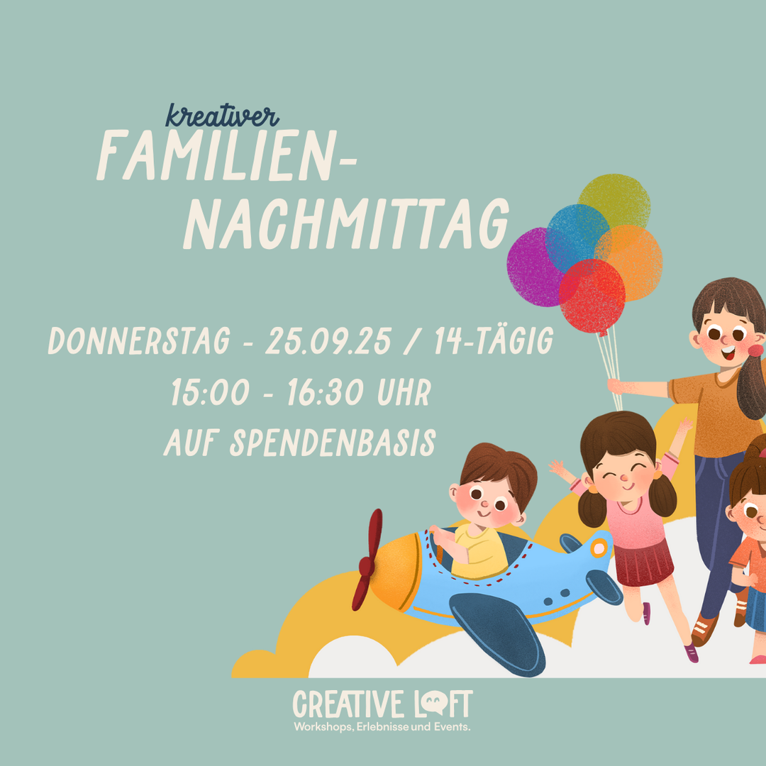 Kreativer Familiennachmittag // ab 25.09.25 / alle 2 Wochen