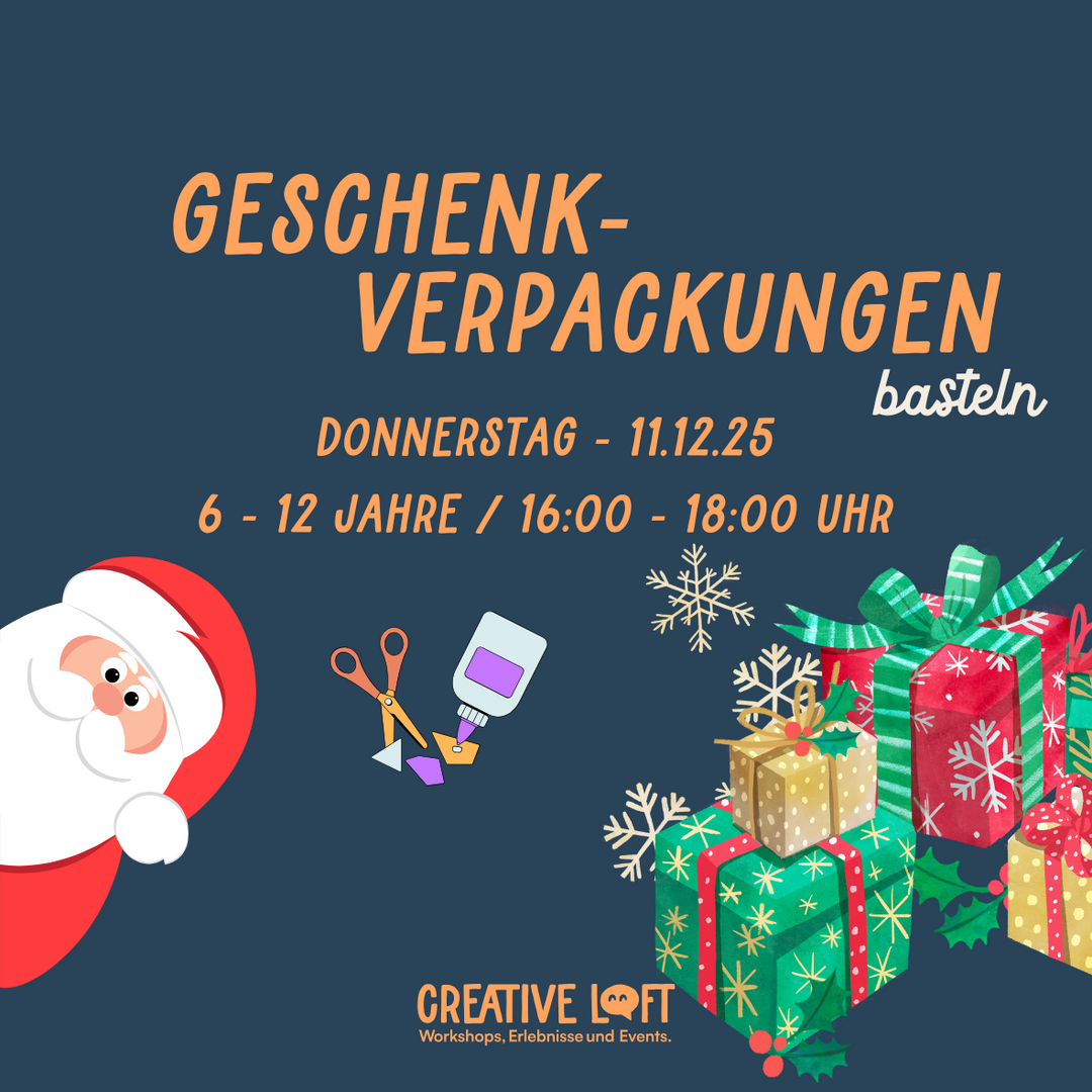 Geschenk Verpackung kreieren // 11.12.25 // 16 - 18 Uhr
