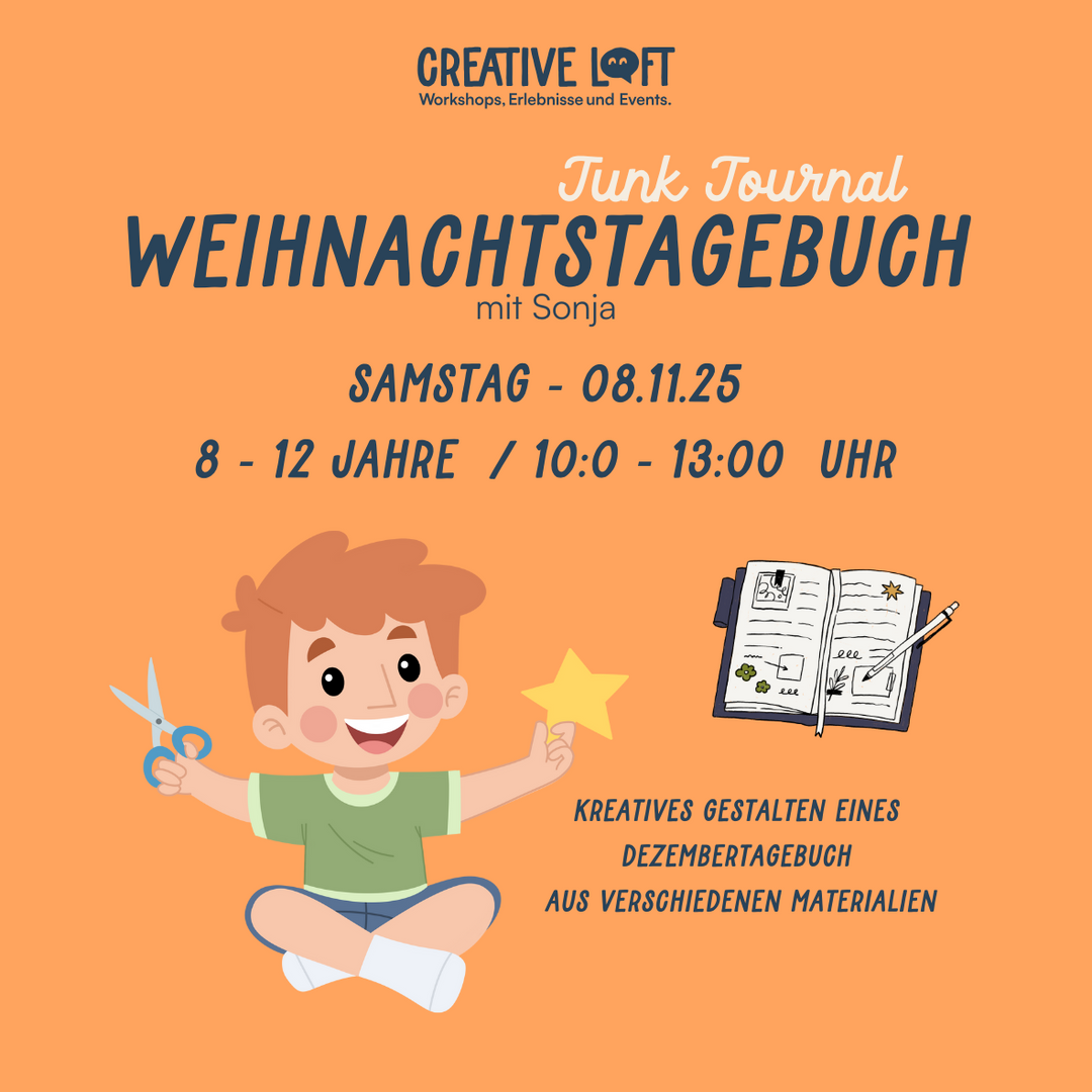 Junk Journal Weihnachtstagebuch // 08.11.25 // 10 - 13 Uhr