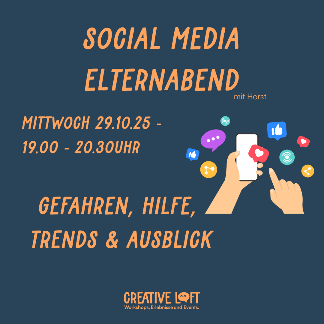 Social Media Elternabend 29.10.2025 / 19-20.30Uhr