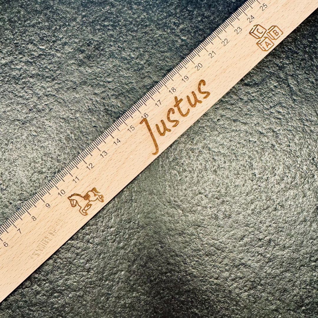 Holz Lineal personalisiert / Versandkostenfrei!!!