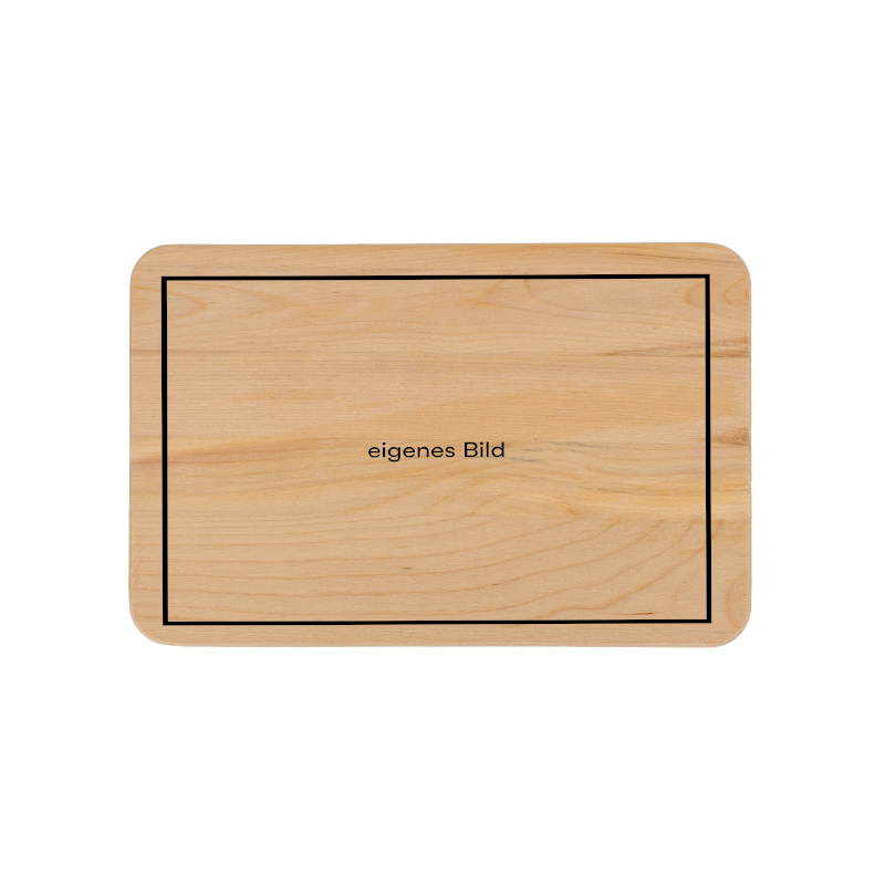 Weihnachtliches Holzbrett - personalisierbar