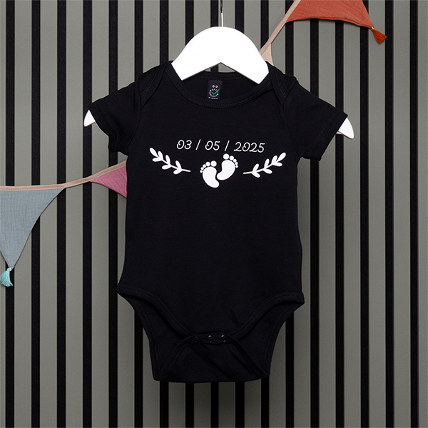 Baby Bodysuit - Füße - in 4 Farben