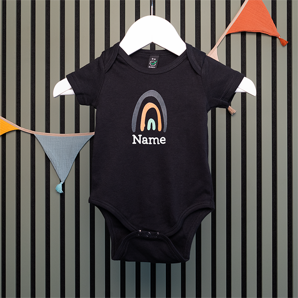 Baby Bodysuit - Regenbogen - in 4 Farben