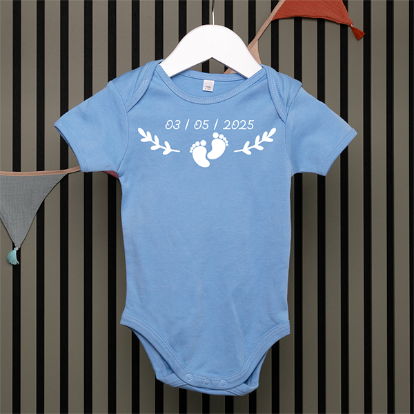 Baby Bodysuit - Füße - in 4 Farben