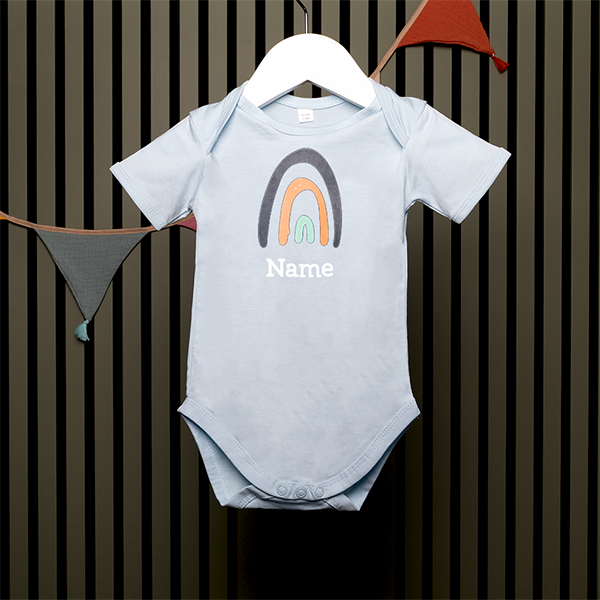 Baby Bodysuit - Regenbogen - in 4 Farben