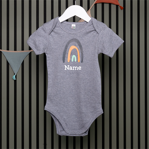 Baby Bodysuit - Regenbogen - in 4 Farben