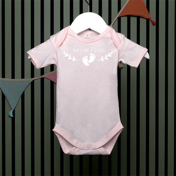 Baby Bodysuit - Füße - in 4 Farben