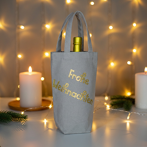 Bottle Bag aus Fairtrade Baumwolle