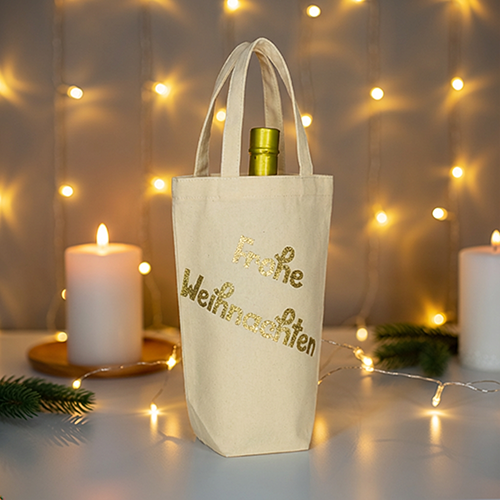 Bottle Bag aus Fairtrade Baumwolle