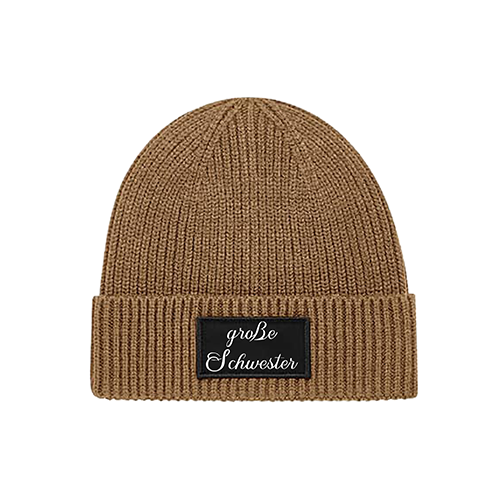 Fashion Patch Beanie in 5 Farben