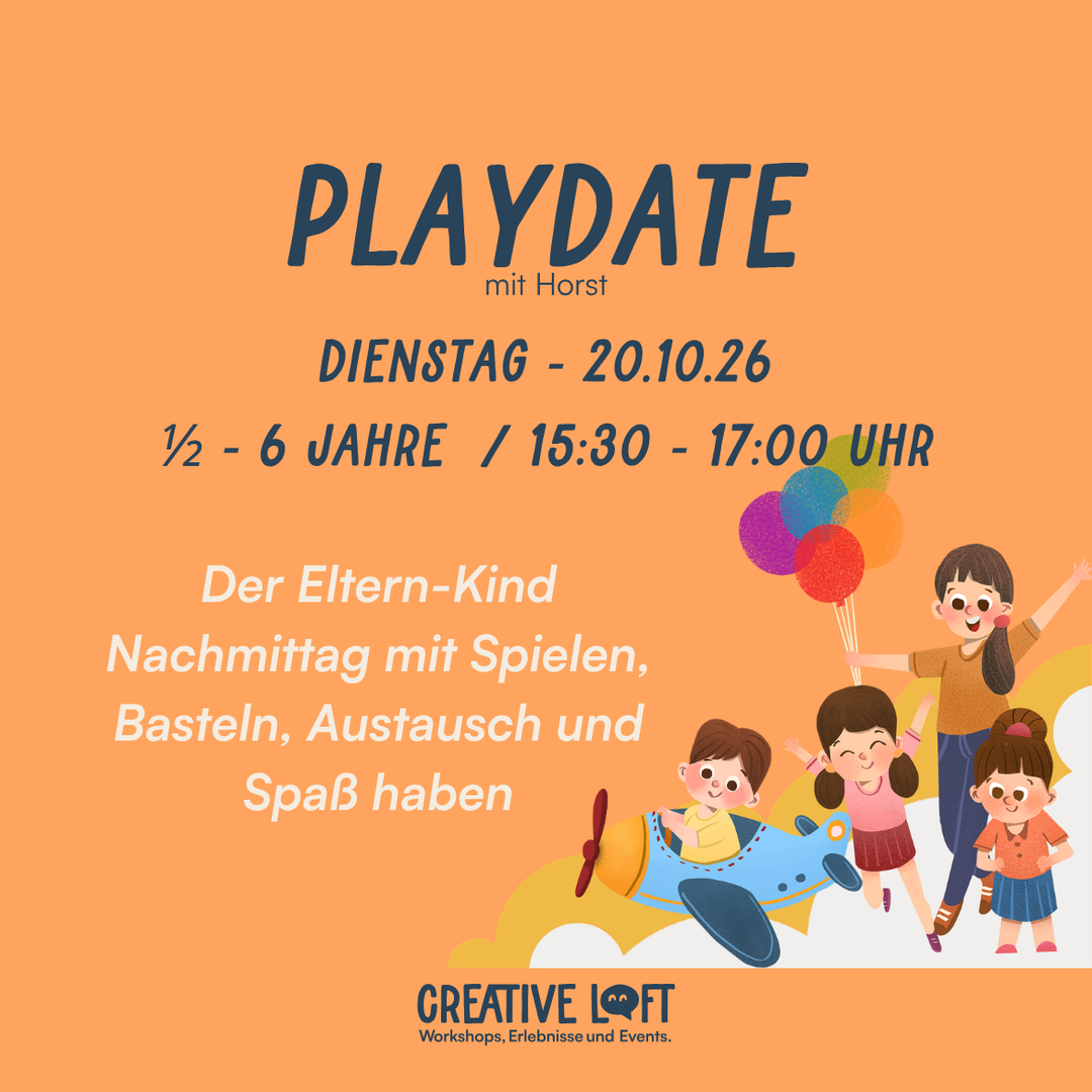 Playdate: Eltern & Kind Treff mit Spiel & Spass