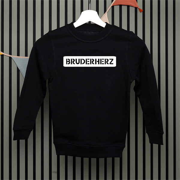 Kids Sweatshirt - Bruderherz - Serif - in 5 Farben