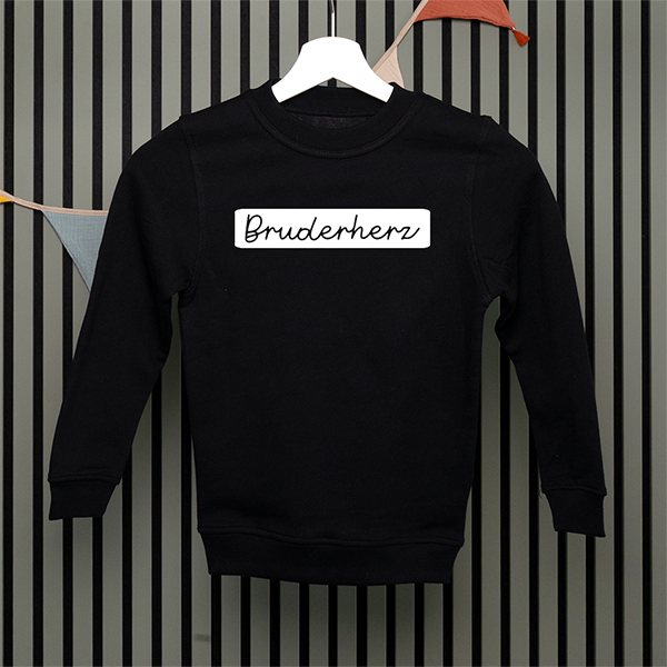 Kids Sweatshirt - Bruderherz - Handschrift - in 5 Farben