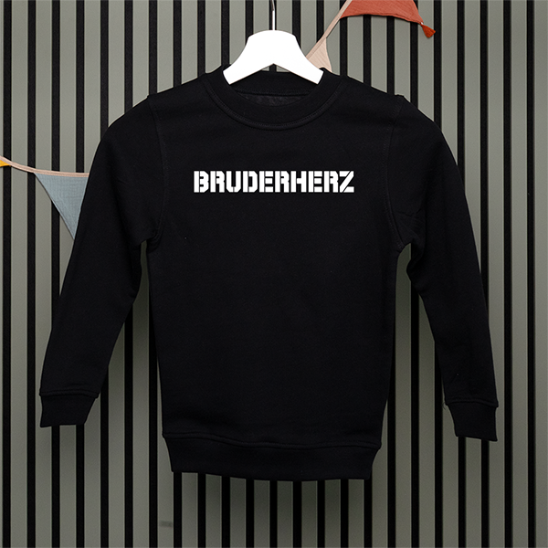 Kids Sweatshirt - Bruderherz - Serif - in 5 Farben
