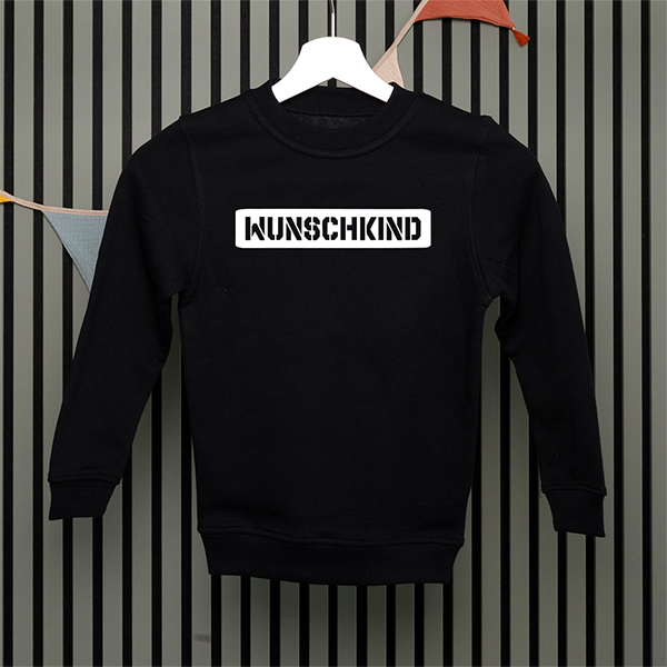 Kids Sweatshirt - Wunschkind - Serif - in 5 Farben
