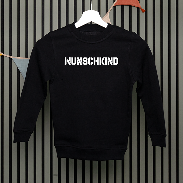 Kids Sweatshirt - Wunschkind - Serif - in 5 Farben