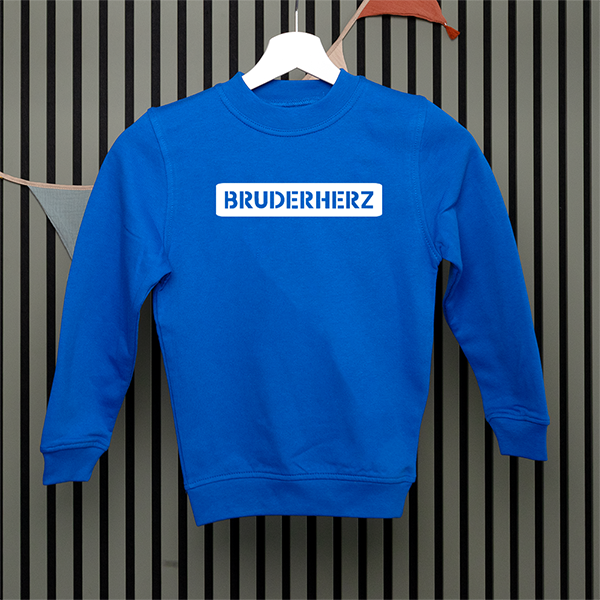 Kids Sweatshirt - Bruderherz - Serif - in 5 Farben
