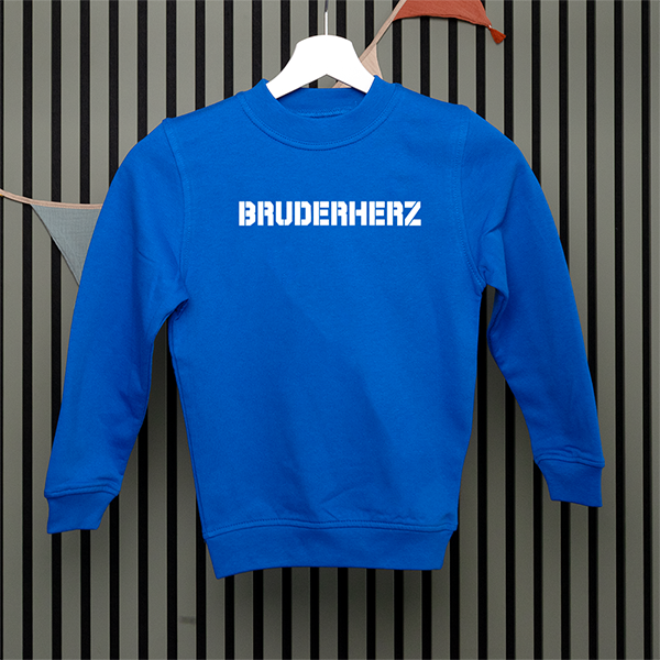 Kids Sweatshirt - Bruderherz - Serif - in 5 Farben