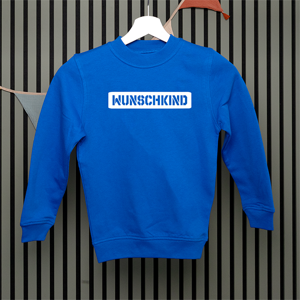 Kids Sweatshirt - Wunschkind - Serif - in 5 Farben
