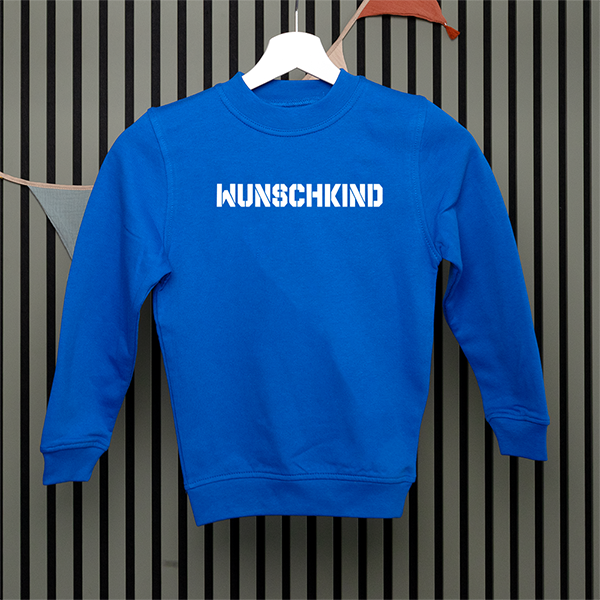 Kids Sweatshirt - Wunschkind - Serif - in 5 Farben