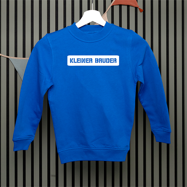 Kids Sweatshirt - kleiner Bruder - Serif - in 5 Farben