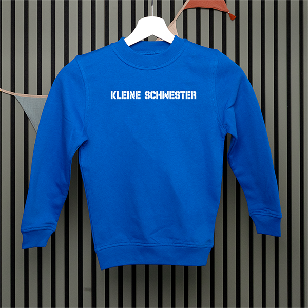 Kids Sweatshirt - kleine Schwester - Serif - in 5 Farben