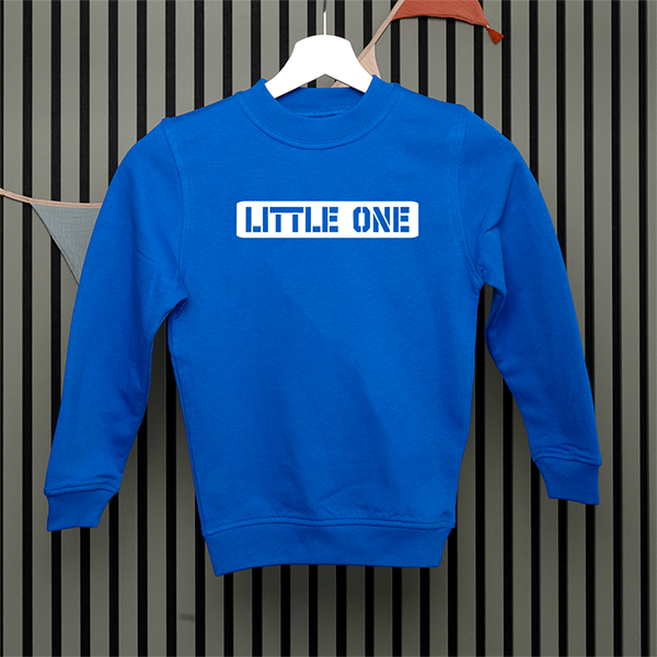 Kids Sweatshirt - Name - Serif - in 5 Farben