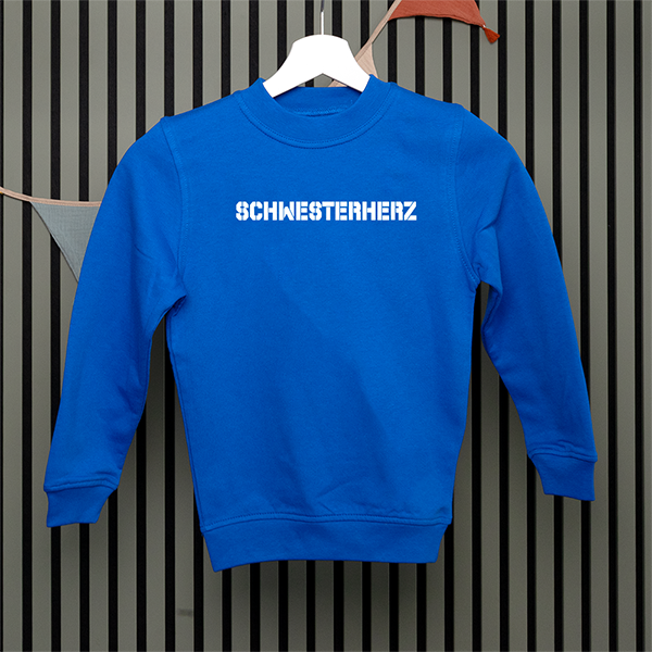 Kids Sweatshirt - Schwesterherz - Serif - in 5 Farben