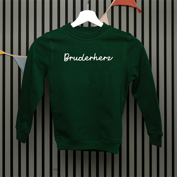 Kids Sweatshirt - Bruderherz - Handschrift - in 5 Farben