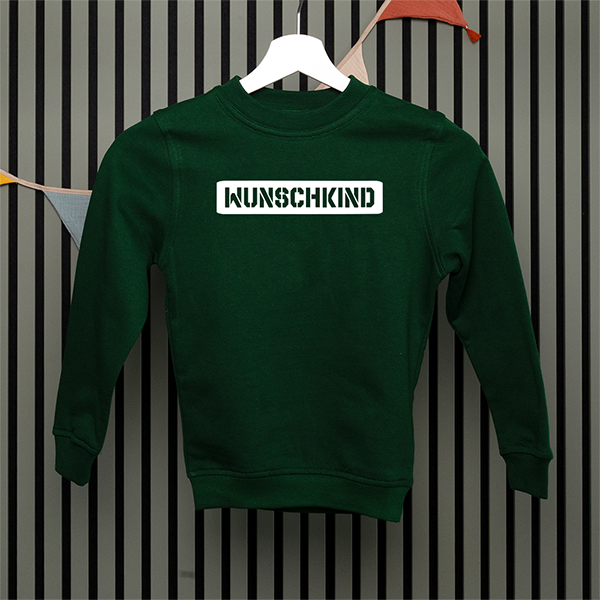 Kids Sweatshirt - Wunschkind - Serif - in 5 Farben