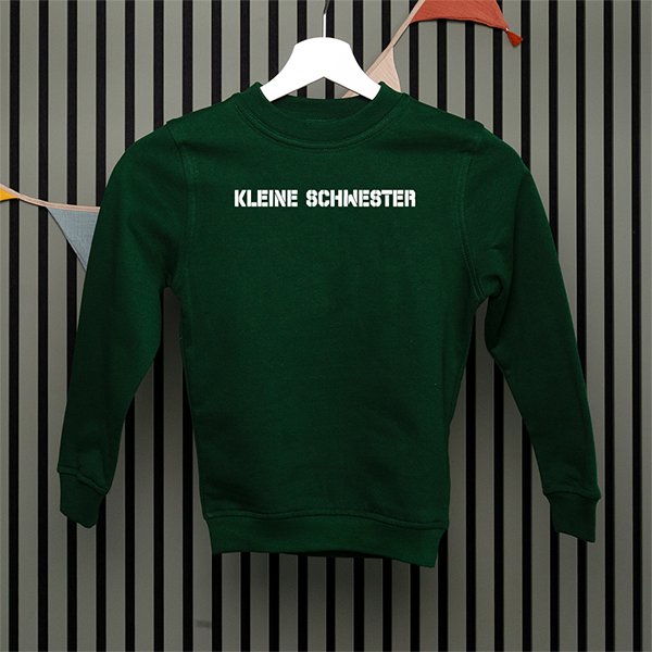 Kids Sweatshirt - kleine Schwester - Serif - in 5 Farben