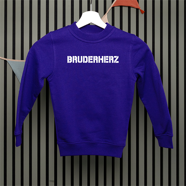 Kids Sweatshirt - Bruderherz - Serif - in 5 Farben