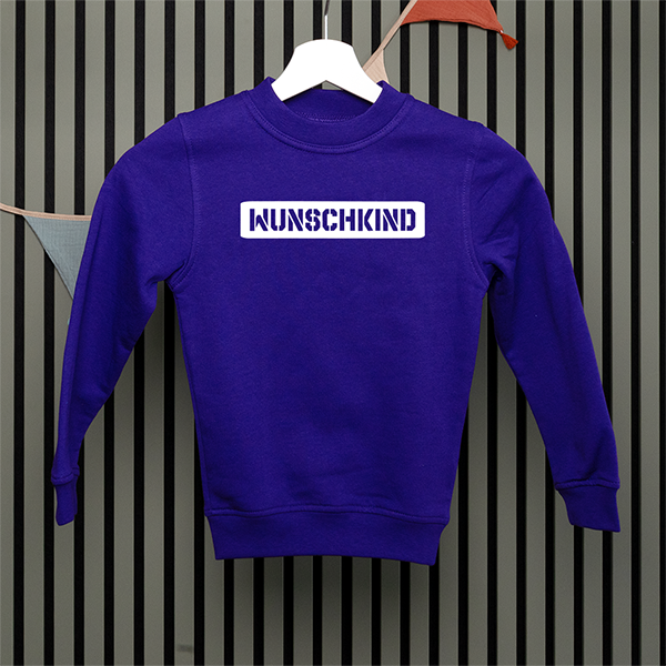 Kids Sweatshirt - Wunschkind - Serif - in 5 Farben
