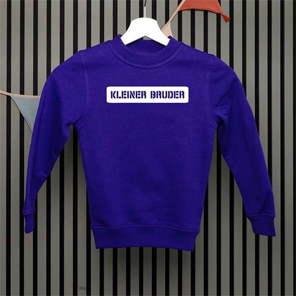 Kids Sweatshirt - kleiner Bruder - Serif - in 5 Farben