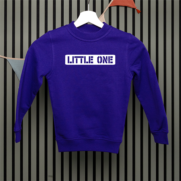 Kids Sweatshirt - Name - Serif - in 5 Farben