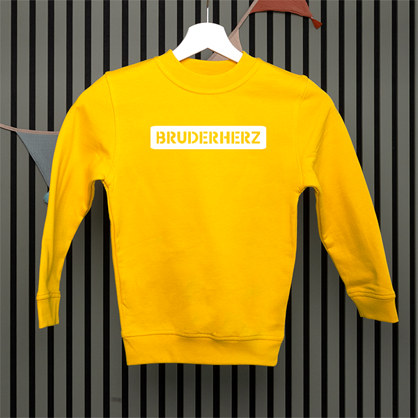 Kids Sweatshirt - Bruderherz - Serif - in 5 Farben