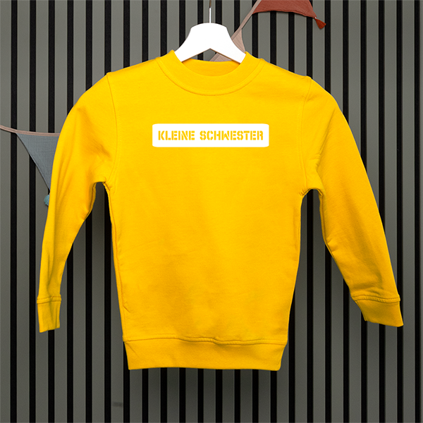Kids Sweatshirt - kleine Schwester - Serif - in 5 Farben