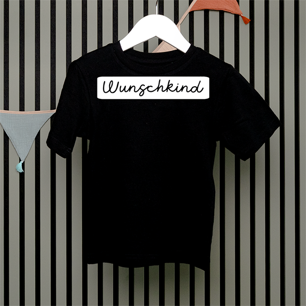 Kids T-Shirt - Wunschkind - Handschrift - in 5 Farben