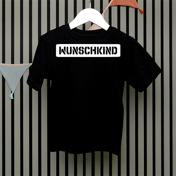 Kids T-Shirt - Wunschkind - Serif - in 5 Farben