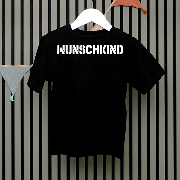 Kids T-Shirt - Wunschkind - Serif - in 5 Farben