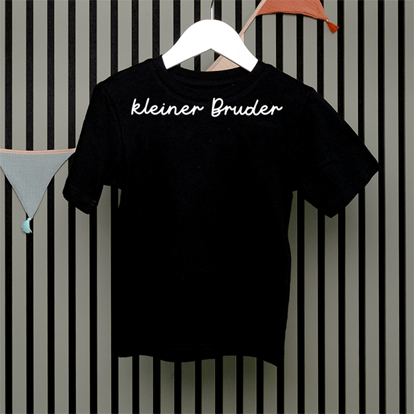 Kids T-Shirt - kleiner Bruder - Handschrift - in 5 Farben