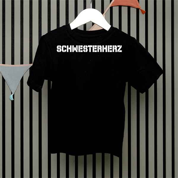 Kids T-Shirt - Schwesterherz - Serif - in 5 Farben
