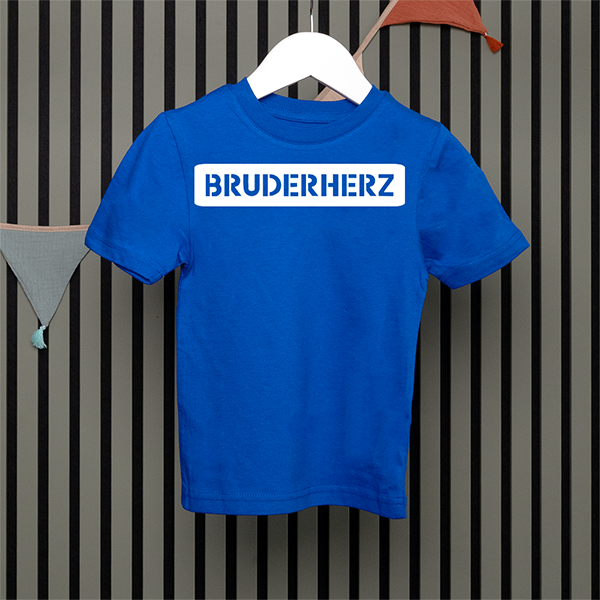 Kids T-Shirt - Bruderherz - Serif - in 5 Farben