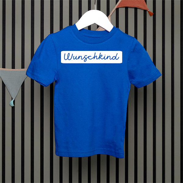 Kids T-Shirt - Wunschkind - Handschrift - in 5 Farben