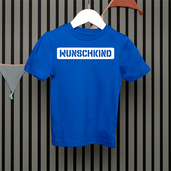 Kids T-Shirt - Wunschkind - Serif - in 5 Farben