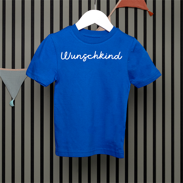 Kids T-Shirt - Wunschkind - Handschrift - in 5 Farben