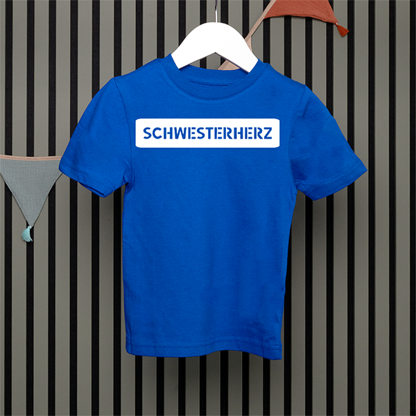 Kids T-Shirt - Schwesterherz - Serif - in 5 Farben