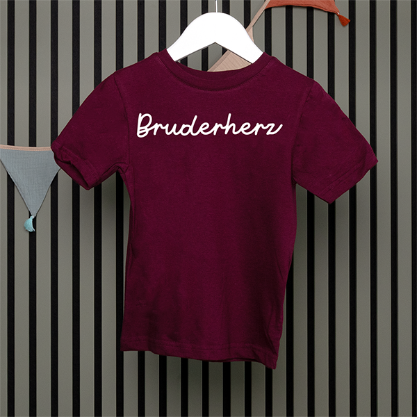 Kids T-Shirt - Bruderherz - Handschrift - in 5 Farben