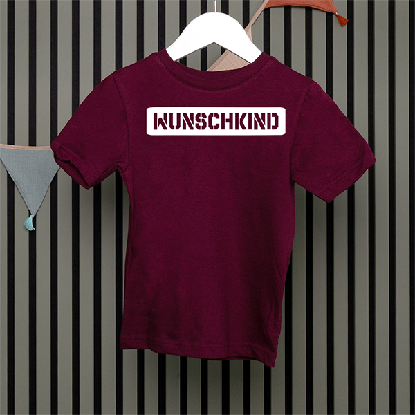 Kids T-Shirt - Wunschkind - Serif - in 5 Farben
